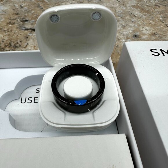 Smart Ring Fitness Tracker Heart Rate Sleep Monitor Waterproof Bluetooth Size 13 - Picture 4 of 9